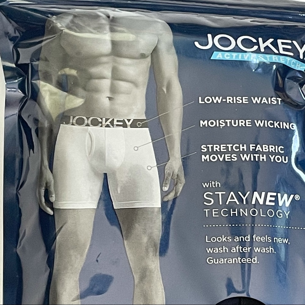 Jockey Men’s Midway Briefs 3 Pack Cotton Stretch S - Picture 8 of 13